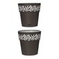 Self-watering pot Gaia Antratsiithall Plastmass (25 x 25 x 25 cm) hind ja info | Dekoratiivsed lillepotid | kaup24.ee