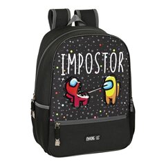 Школьный рюкзак Among Us Чёрный (30 x 40 x 14 cm) цена и информация | Школьные рюкзаки, спортивные сумки | kaup24.ee