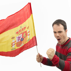 Hispaania lipp pulgaga 60 x 90 cm цена и информация | Карнавальные костюмы | kaup24.ee
