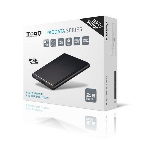 TooQ AAACET0180 HD 2.5" SATA III-USB 3.0 цена и информация | Väliste kõvaketaste ümbrised | kaup24.ee