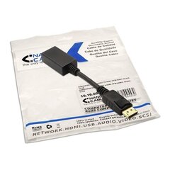 NanoCable 10.16.0502, DP/HDMI, 15 cm цена и информация | Адаптеры и USB-hub | kaup24.ee