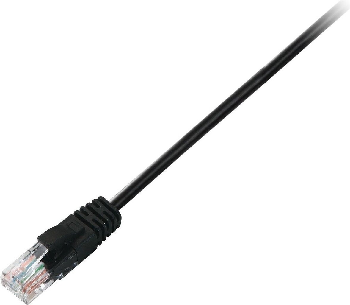 V7 V7CAT6UTP-50C-BLK-1E, 2xRJ-45, 50 cm цена и информация | Kaablid ja juhtmed | kaup24.ee