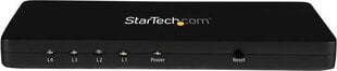 HDMI-переключатель Startech ST124HD4K цена и информация | Адаптеры и USB-hub | kaup24.ee