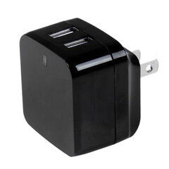 Сетевое зарядное устройство Startech USB2PACBK            Чёрный цена и информация | Зарядные устройства для телефонов | kaup24.ee
