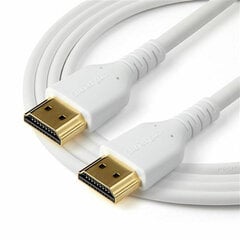 Кабель HDMI Startech RHDMM2MPW            4K Ultra HD Белый (2 m) цена и информация | Кабели и провода | kaup24.ee