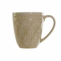 Кружка Mug DKD Home Decor Фарфор Красный Серый Белый (340 ml) (4 штук) цена и информация | Стаканы, фужеры, кувшины | kaup24.ee