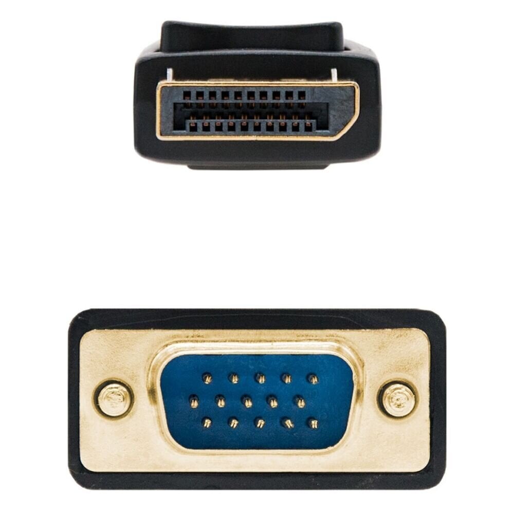 DisplayPort – VGA adapter Nanocable 10.15.4402, 2m hind ja info | Kaablid ja juhtmed | kaup24.ee