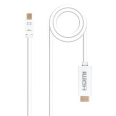 Адаптер Mini DisplayPort — HDMI NANOCABLE 10.15.4002 Белый цена и информация | Кабели и провода | kaup24.ee