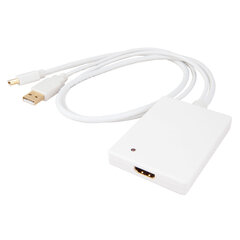 Адаптер Mini DisplayPort — HDMI Urban Factory CBB21UF              Белый цена и информация | Адаптеры и USB-hub | kaup24.ee