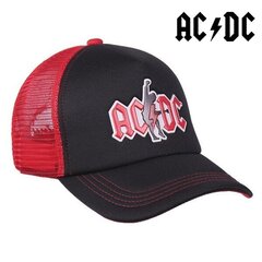 Кепка унисекс ACDC, красная / чёрная, 58 см цена и информация | Женские шапки | kaup24.ee