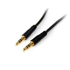 Audiokaabel Startech MU10MMS   3 m Must цена и информация | Кабели и провода | kaup24.ee