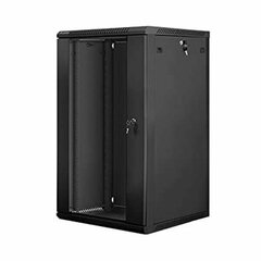 Wall-Mounted Rack 19'' 22U 600X600mm black цена и информация | Аксессуары для корпусов | kaup24.ee