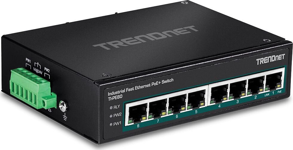 Trendnet TI-PE80 hind ja info | Lülitid (Switch) | kaup24.ee