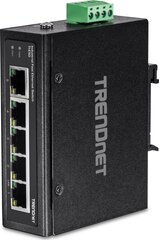 Переключатель Trendnet TI-E50 RJ-45 x 5, чёрный цена и информация | Коммутаторы (Switch) | kaup24.ee