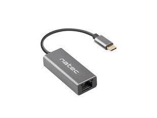 Адаптер USB—Ethernet Natec Cricket USB 3.0 цена и информация | Адаптер Aten Video Splitter 2 port 450MHz | kaup24.ee