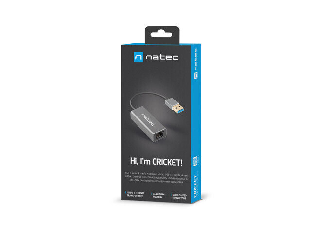 Natec Ethernet hind ja info | USB jagajad, adapterid | kaup24.ee