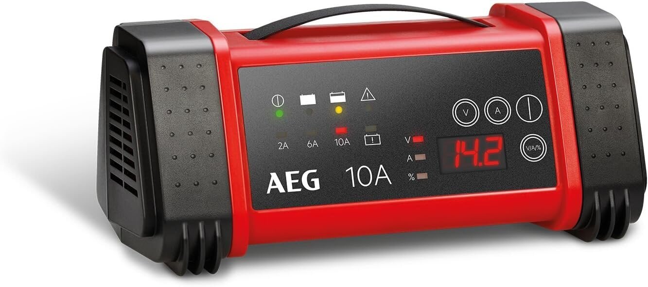 AEG Automotive 97024 mikroprotsessori akulaadija LT 10 ampeur 12/24 V, 9-astmeline, toiteallikas, automaatne temperatuuri kompenseerimine цена и информация | Lisaseadmed | kaup24.ee