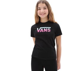 Vans laste T-särk FLYING VN0A53P2*H7F, must/roosa 195436874346 цена и информация | Рубашки для девочек | kaup24.ee