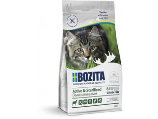 Bozita indoor&amp;active lamb 400g цена и информация | Сухой корм для кошек | kaup24.ee