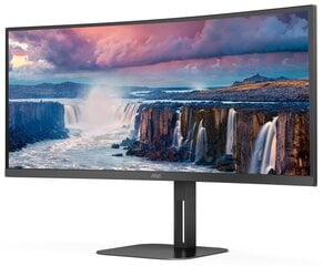 AOC V5 CU34V5C 34" Wide Quad HD LED CU34V5C/BK цена и информация | Мониторы | kaup24.ee