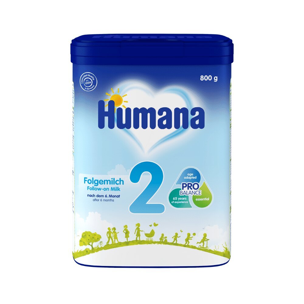 Piimasegu Humana 2 Pro Balance, 800 g hind ja info | Piimasegu | kaup24.ee