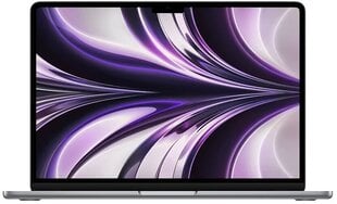 Apple MacBook Air 13” M2 8/512GB Space Grey SWE MLXX3KS/A цена и информация | Ноутбуки | kaup24.ee