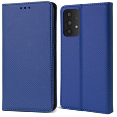 Moozy Klapiga Ümbris Samsung Galaxy A33 5G, Tumesinine - Magnetilise Klapiga Ümbris Koos Kaardi- ja Telefonihoidjaga цена и информация | Чехлы для телефонов | kaup24.ee