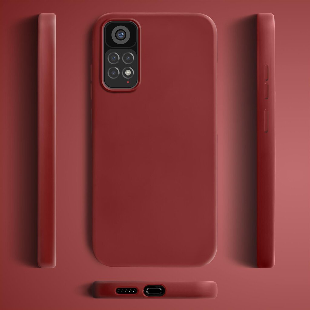 Moozy Lifestyle Ümbris Xiaomi Redmi Note 11, Xiaomi Redmi Note 11S - Esmaklassiline Silikoonümbris Mattviimistlusega ja Pehme Mikrokiudvoodriga, Vanaroosa hind ja info | Telefoni kaaned, ümbrised | kaup24.ee