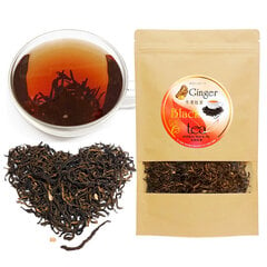 Eksklusiivne Hiina must tee Mao Feng koos tipsi (pungadest) ja loodusliku ingveriga, Ginger Black tea with tips, 100 g цена и информация | Чай | kaup24.ee