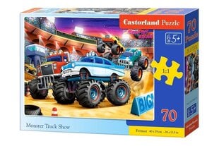 Castorland Monster Truck Show Puzzle, 70 tükki цена и информация | Пазлы | kaup24.ee