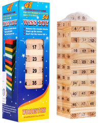 Настольная игра Wooden Toys Wiss Toy, 58 шт. цена и информация | Развивающие игрушки и игры | kaup24.ee