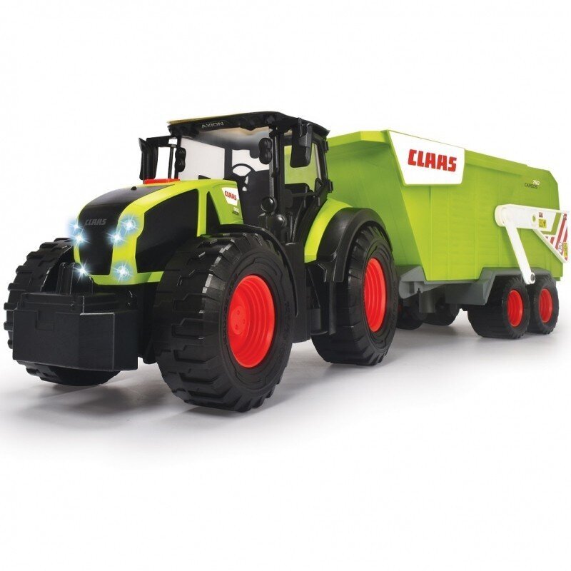 Suur Claasi traktor haagisega 64 cm hind ja info | Poiste mänguasjad | kaup24.ee