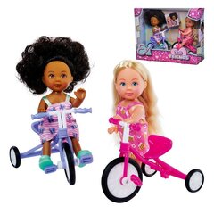 Evi nukk koos sõbraga jalgratastel hind ja info | Tüdrukute mänguasjad | kaup24.ee