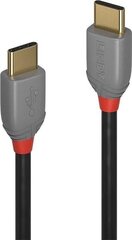 CABLE USB2 TYPE C 2M/ANTHRA 36872 LINDY цена и информация | Кабели для телефонов | kaup24.ee