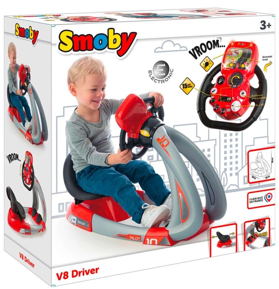 Smoby V8 Driver with Smartphone Holder and Free Smoby App