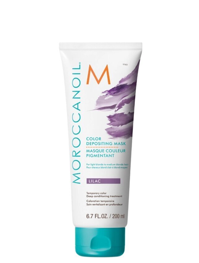 Tooniv juuksemask Moroccanoil 200 ml, Lilac цена и информация | Juuksevärvid | kaup24.ee