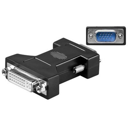 AB 544, VGA - DVI adapter цена и информация | USB jagajad, adapterid | kaup24.ee