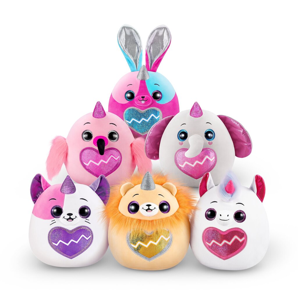 Plüüsist mänguasi koos aksessuaaridega Eggzania Rainbocorns, 9258 цена и информация | Tüdrukute mänguasjad | kaup24.ee
