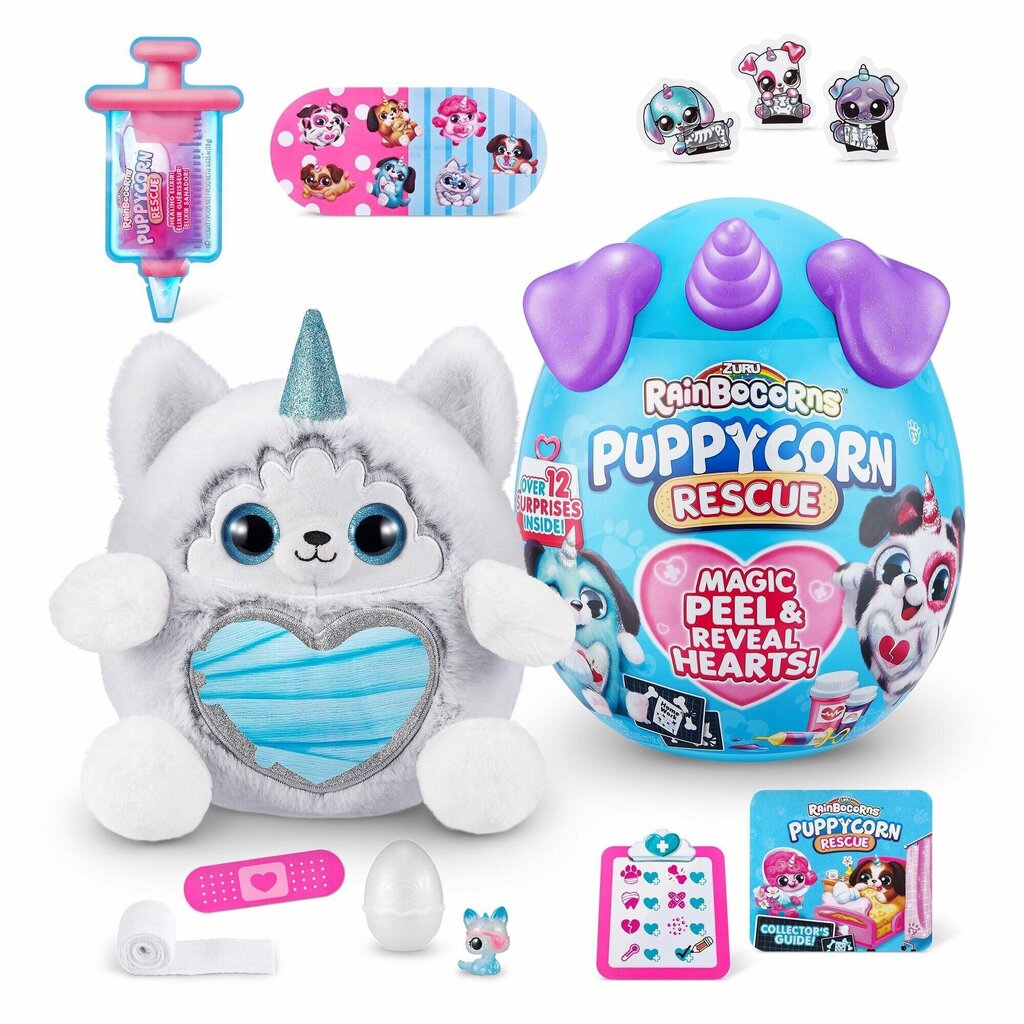 Plüüsist mänguasi koos tarvikutega Puppycorn Rescue Rainbocorns, 9261 hind ja info | Tüdrukute mänguasjad | kaup24.ee
