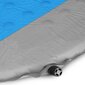 Isetäituv matt Spokey Air Mat, ühekohaline, 185x55 cm, sinine/hall цена и информация | Matkamadratsid, matkamatid | kaup24.ee