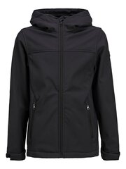 Jack & Jones laste softshell-jope 12212844*01, must цена и информация | Свитеры, жилетки, пиджаки для мальчиков | kaup24.ee