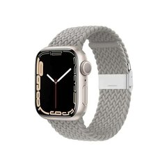 Crong Wave Band mõeldud Apple Watch 42/44/45mm, pilka hind ja info | Nutikellade ja nutivõrude tarvikud | kaup24.ee