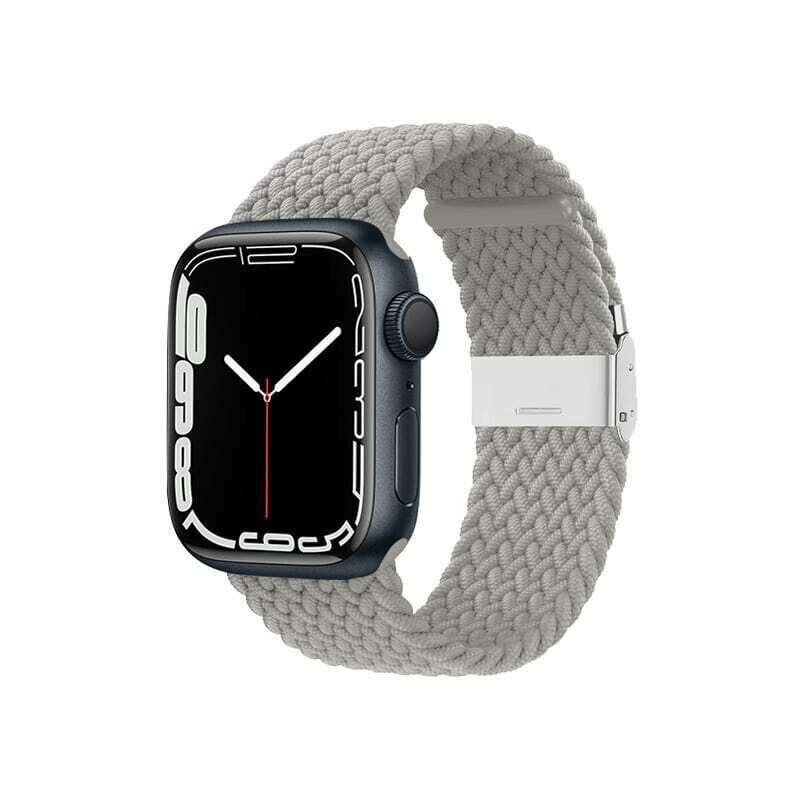 Crong Wave Band mõeldud Apple Watch 42/44/45mm, pilka hind ja info | Nutikellade ja nutivõrude tarvikud | kaup24.ee