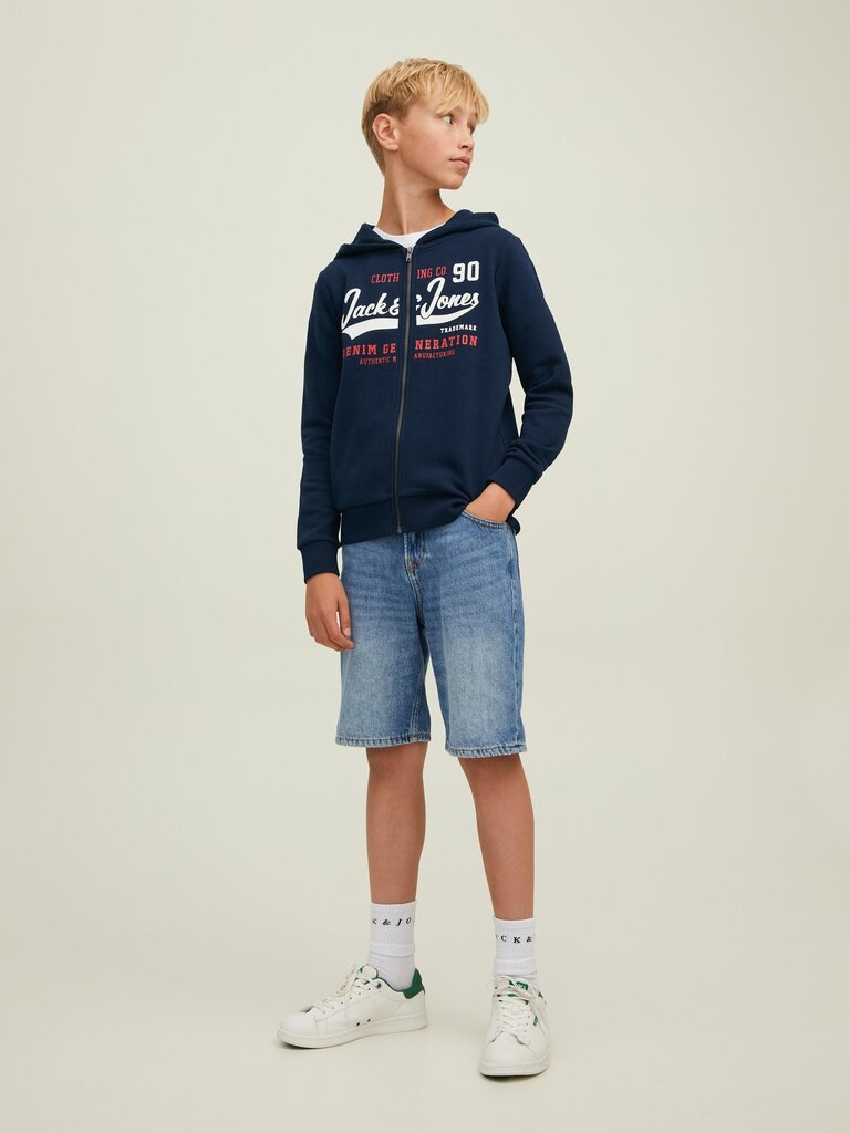 Jack & Jones laste dressipluus 12218049*02, tumesinine hind ja info | Poiste kampsunid, vestid ja jakid | kaup24.ee