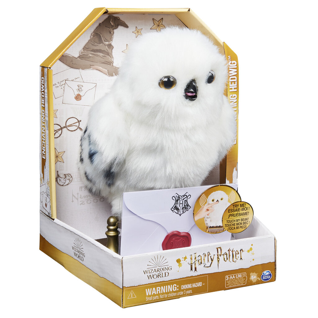 Harry Potteri öökull Harry Potter Hedwig, 30 cm hind ja info | Tüdrukute mänguasjad | kaup24.ee