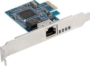 Lanberg Võrguliidese kaart PCI-E 1X RJ45 1GB PCE-1GB-001 hind ja info | Emaplaadid | kaup24.ee