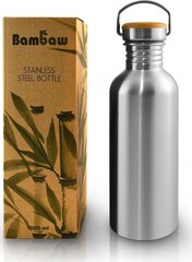 Bambaw pudel roostevabast terasest, 750 ml цена и информация | Фляги для воды | kaup24.ee
