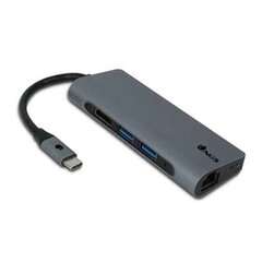 USB-хаб на 7 портов NGS WONDER DOCK 7 HDMI USB C 4K 5 Gbps Серый цена и информация | Адаптеры и USB-hub | kaup24.ee