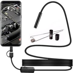 Endoscope LED digital 5м - камера для узких мест с подключением OTG цена и информация | Аксессуары для телефонов | kaup24.ee