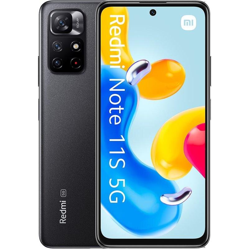 Xiaomi Redmi Note 11S 5G 4/128GB midnight black цена и информация | Telefonid | kaup24.ee